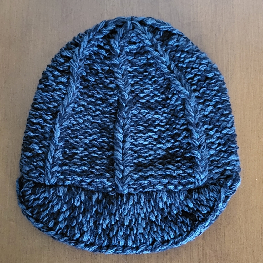 Knitted Brimmed Beanie Visor  Peaked Pull on by Block Headwear